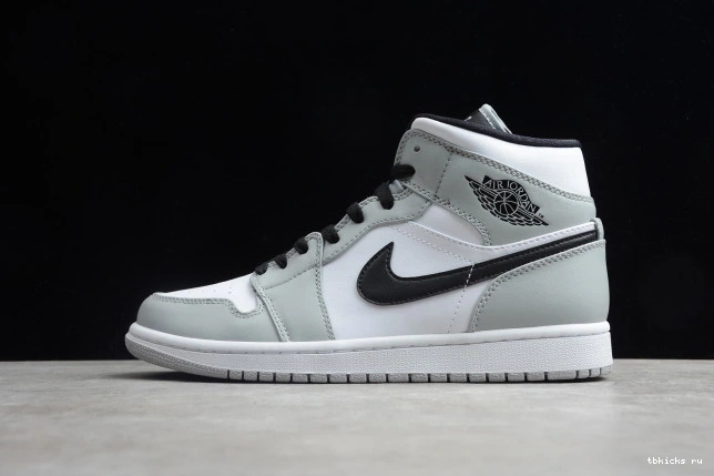 Cheap TB 1 AIR Light Grey Jordan Mid Smoke 554724-092 0711